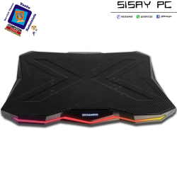 Soporte Refrigerante Nox Pro Stand para Portátiles hasta 17.3"/ Iluminación LED