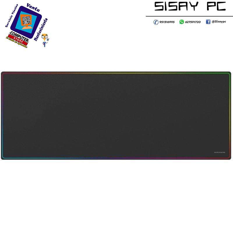 Alfombrilla Mars Gaming MMP224/ 880 x 330 x 3mm/ Negra
