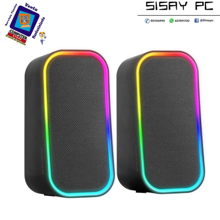 Altavoces con Bluetooth Mars Gaming MS-OM/ 20W/ 2.0