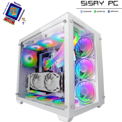 Caja Gaming Torre Mars Gaming MCV3/ Blanca