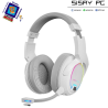 Auriculares Gaming Inalámbricos con Micrófono Mars Gaming MHW100/ Jack 3.5/ Blancos