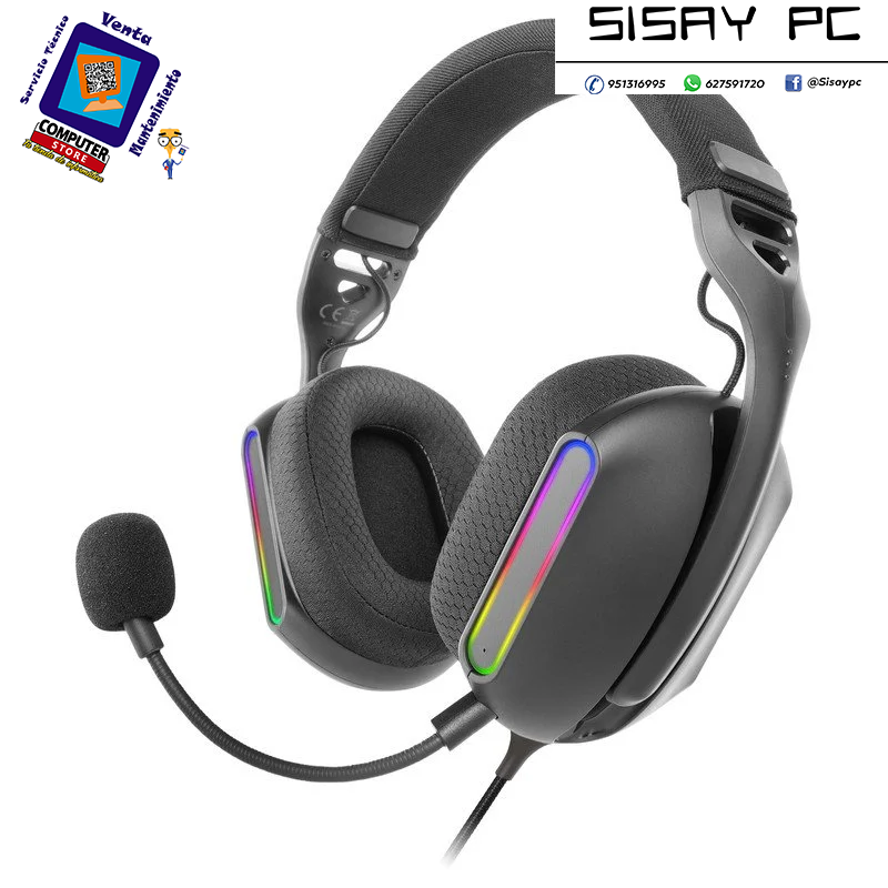Auriculares Gaming con Micrófono Mars Gaming MHXPRO7.1/ USB 2.0