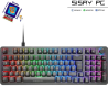 Teclado Gaming Mecánico Mars Gaming MKPROBES/ Switch Azul