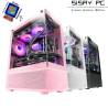 Caja Gaming Minitorre Mars Gaming MC-SE/ Rosa