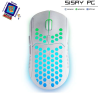 Ratón Gaming Inalámbrico Mars Gaming MMW3W/ Batería recargable/ Hasta 3200 DPI/ Blanco