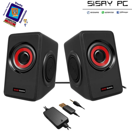 ALTAVOCES MARS GAMING SPEAKERS MS1 10W RMS
