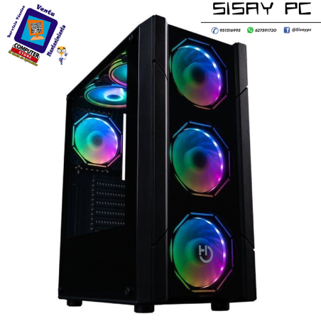Caja Gaming Semitorre Hiditec V30 ARGB