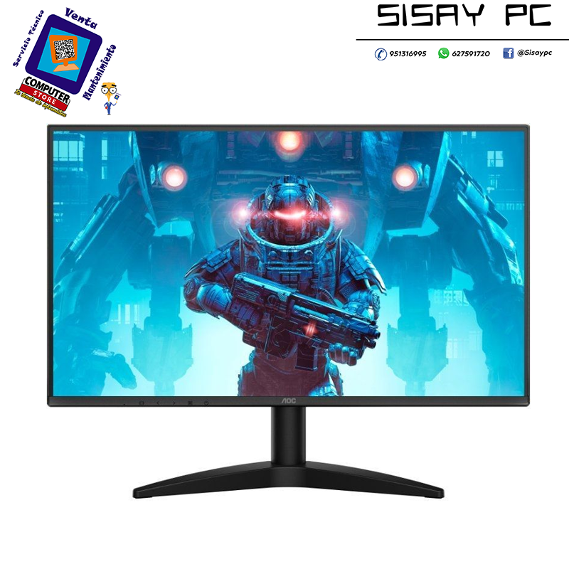 Monitor Gaming AOC 24B36X 23.8"/ Full HD/ 0.5ms/ 144Hz/ IPS/ Negro