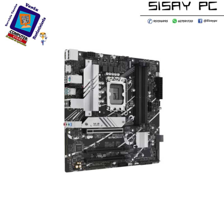 Placa Base Asus Prime B760M-R D4 Socket 1700/ DDR4/ PCIe 4.0/ Micro ATX