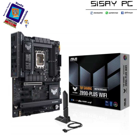 Placa Base Asus TUF GAMING Z890-PLUS WIFI/ Socket 1851/ DDR5/ PCIe 5.0
