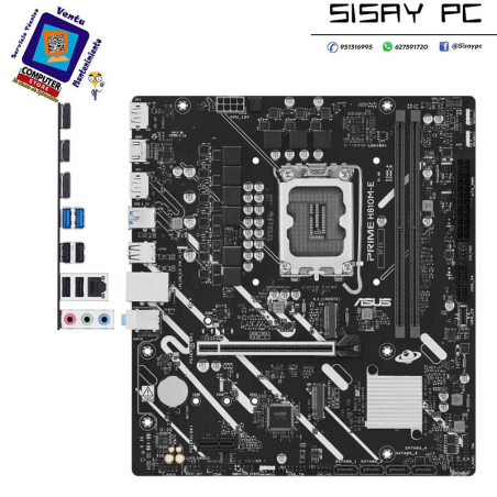 Placa Base Asus Prime H810M-E-CSM/ Socket 1851/ DDR5/ PCIe 4.0/ Micro ATX