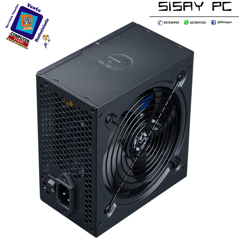 Fuente de Alimentación Hiditec RL650/ 650W/ Ventilador 12cm/ 80 Plus Bronze