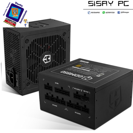 Fuente de Alimentación Nox Hummer GDM/ 850W/ Ventilador 12cm/ ATX 3.1/ PCIe 5.1/ 80 Plus Gold