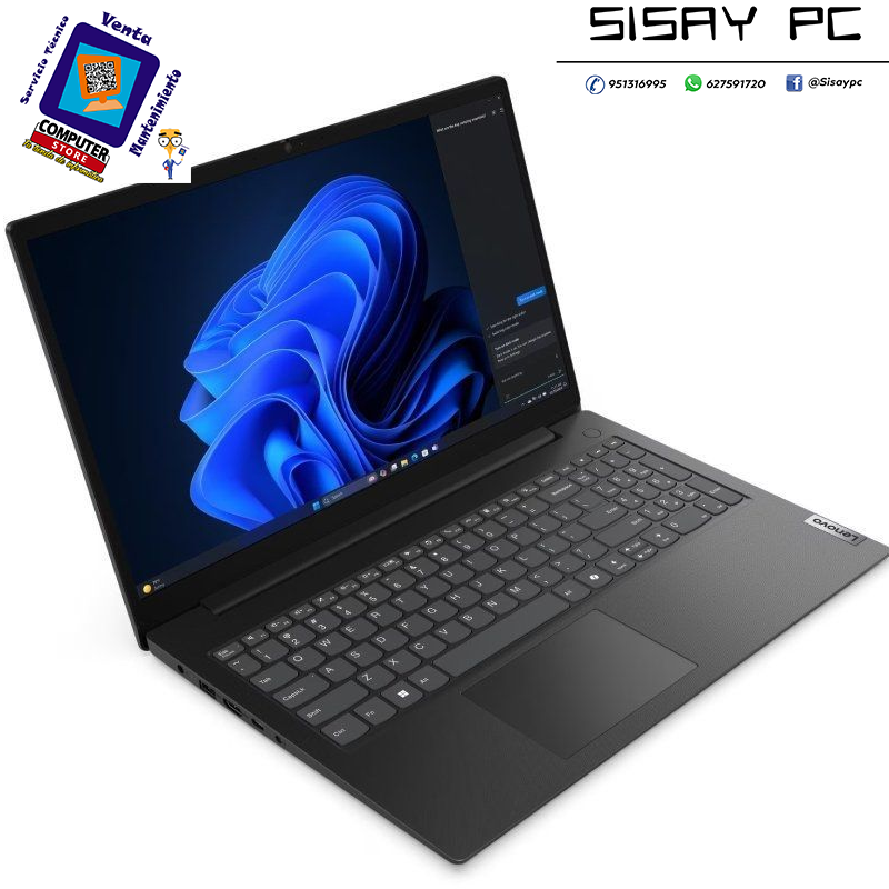 Portátil Lenovo V15 G5 IRL 83GW0085SP Intel Core i3-1315U/ 8GB/ 512GB SSD/ 15.6"/ Win11