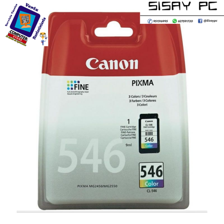 CARTUCHO CANON CL-546 PIXMA MG2250-2450-2550 COLOR