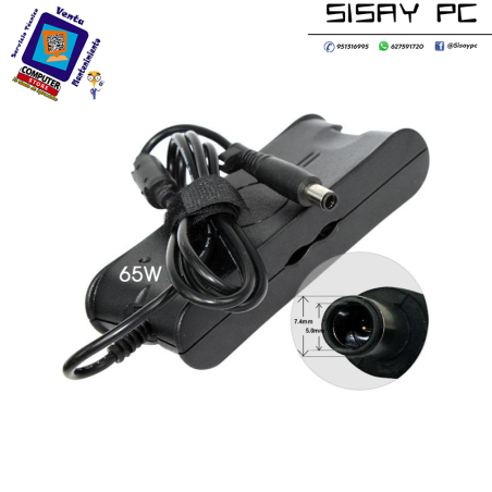 ALIMENTADOR COMP. DELL 19.5V 4.62A(IC) 7.4X5.0MM 65W