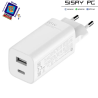 Cargador de Pared GaN Xiaomi Mi 65W Fast Charger 1xUSB Tipo-C/ 1xUSB A/ 65W