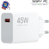 Cargador de Pared Xiaomi 45W Turbo Charger/ 1xUSB/ 45W