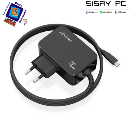 Cargador Aisens USB Tipo-C  45W