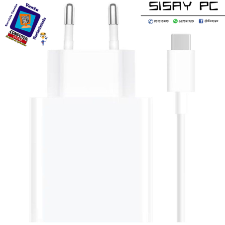 Cargador de Pared Xiaomi Charging Combo USB Type-A/ 1xUSB/ 33W