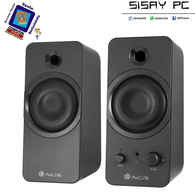 Altavoces NGS GSX-200/ 20W/ 2.0