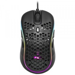RATON SHARKOON LIGHT2 S NEGRO RGB