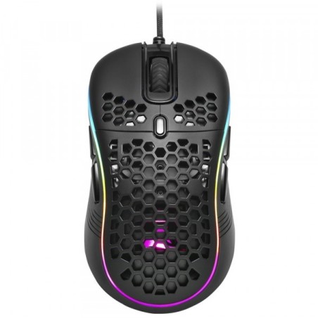 RATON SHARKOON LIGHT2 S NEGRO RGB