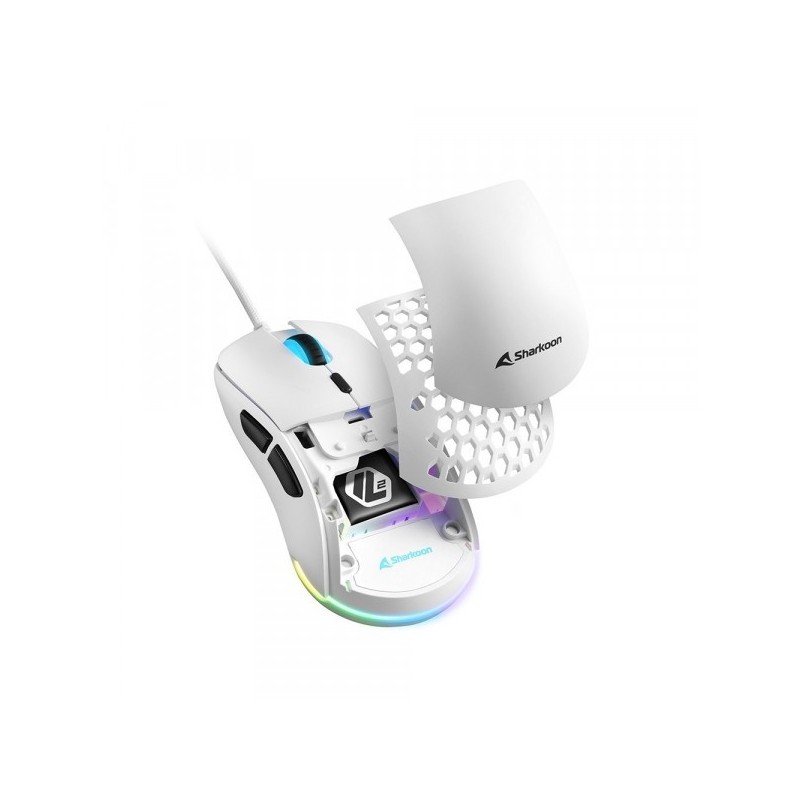 RATON SHARKOON LIGHT2 180 RGB BLANCO