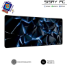 Alfombrilla Subblim Blue Obsidian XL/ 900 x 400 x 3 mm