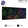 Alfombrilla Subblim Neon Obsidian XL/ 900 x 400 x 3 mm