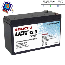 Batería Salicru UBT 12/9 compatible con SAI Salicru