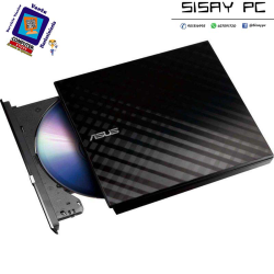 Grabadora Externa CD/DVD Asus SDRW-08D2S-U Lite/ Negra
