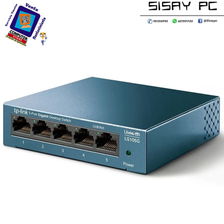 Switch TP-Link LS105G 5 Puertos/ RJ-45 10/100/1000