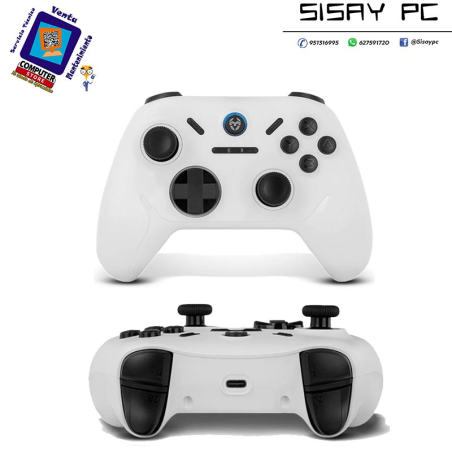 Gamepad Krom Kadoer Inalámbrico/ Blanco