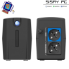SAI Línea Interactiva Phasak Ottima 1060 VA Interactive/ 1060VA-600W/ 2 Salidas/ Formato Torre