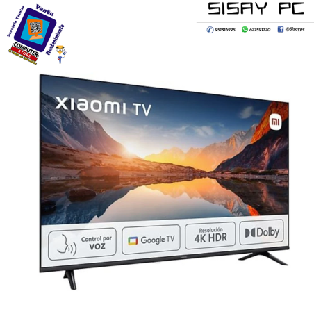 Televisor Xiaomi TV A 43 2025 43"/ Ultra HD 4K/ Smart TV/ WiFi