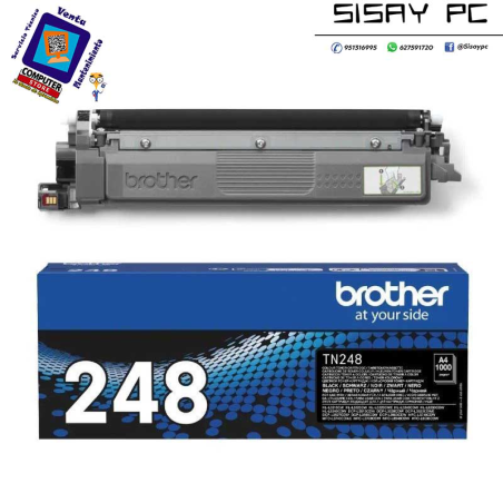 Tóner Original Brother TN248BK/ Negro