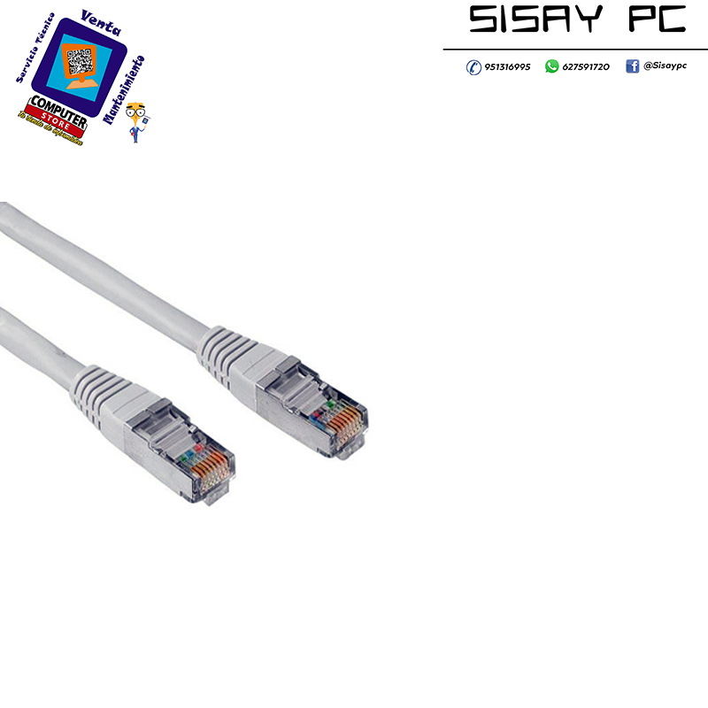 Cable Red RJ45 / Latiguillo U/utp Cat.6  2m