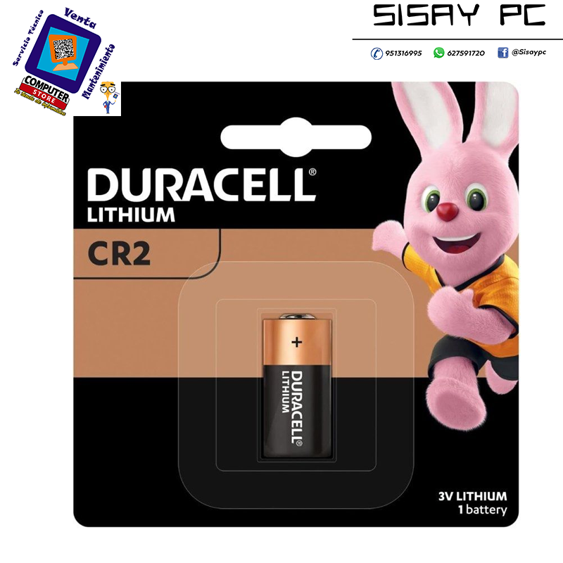 Pila CR2 Duracell CR2 Lithium/ 3V/ Litio