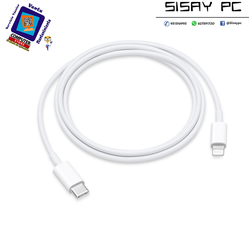 Cable Apple USB-C a Lightning V2 / 1M