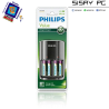 CARGADOR PILAS PHILIPS SCB1450NB AA&AAA + 4 PILAS