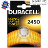Pila de Botón Duracell CR2450/ 3V
