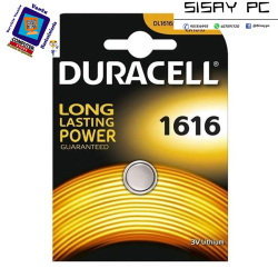 Pila de Botón Duracell CR1616/ 3V