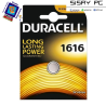 Pila de Botón Duracell CR1616/ 3V