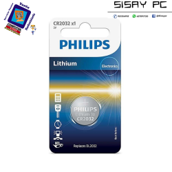 Pila de Botón Philips CR2032/ 3V