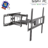 Soporte de Pared Giratorio/ Inclinable/ Nivelable Aisens WT70TSLE-023 para TV de 37-70"/ hasta 40kg