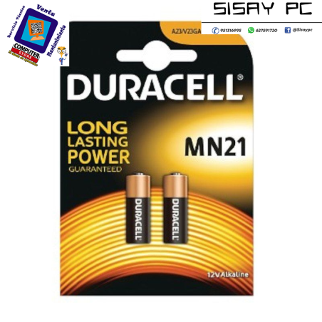 Pack de 2 Pilas 3LR50 Duracell MN21/ 12V/ Alcalinas