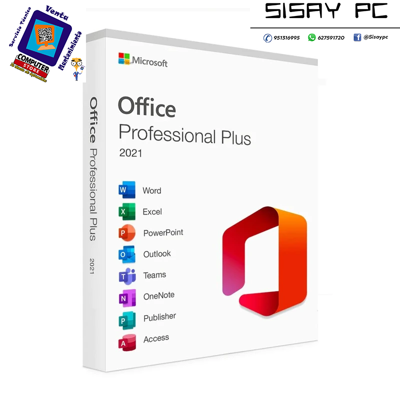 MICROSOFT OFFICE ESD 2021 PRO 1 PC WINDOWS