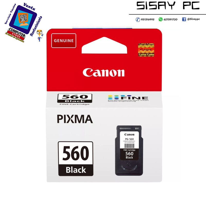 CARTUCHO CANON PG-560 NEGRO PIXMA