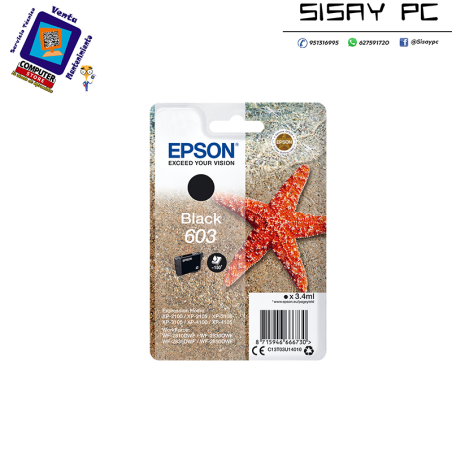 CARTUCHO EPSON T603 NEGRO XP-2100-3100-4100